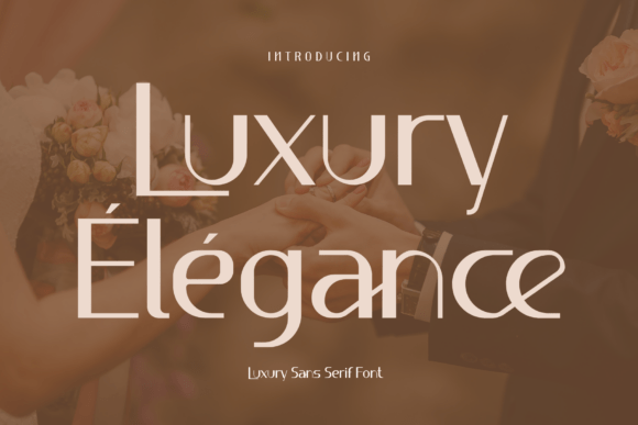 Luxury Élégance: A Refined Sans Serif Font for Modern Editorial Design